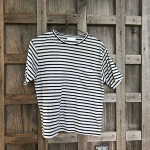 Never Worn Annie Bing Striped Tee